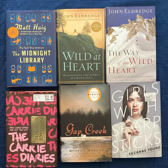 Popular Booktok Book Bundle 6 hardcover The Midnight Library Girls W Sharp Stick - Picture 1 of 8